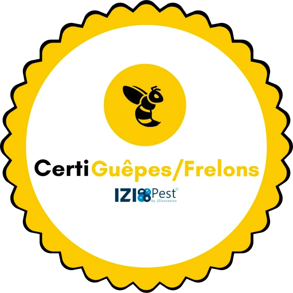 Logo de certification guêpes et frelons