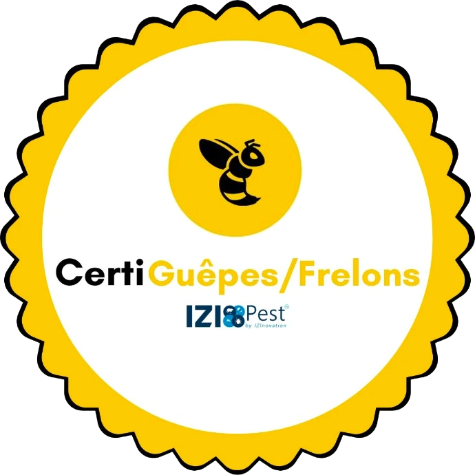 Logo de certification guêpes et frelons